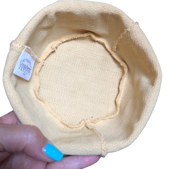 Longaberger Small Hexagon Handwoven Basket Fabric Liner - Picture 12 of 13